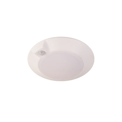 WAC Lighting Disc 1 Light Flush Mount, White/Opaque