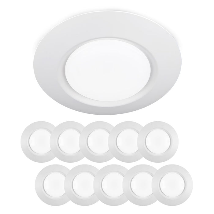WAC I Can't Believe LED ES Flush, White (Pack of 10) - FM-616G2-930-WT-10