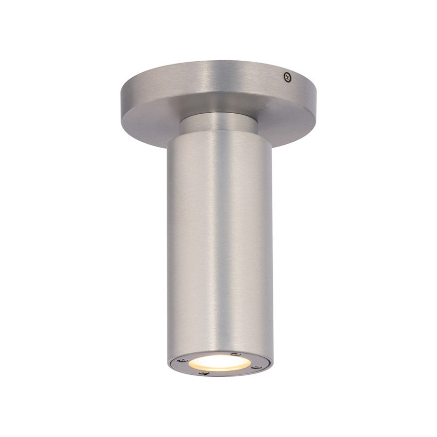 WAC dweLED Caliber 5" LED Flush Mount 3000K, Brushed Aluminum - FM-W36607-AL