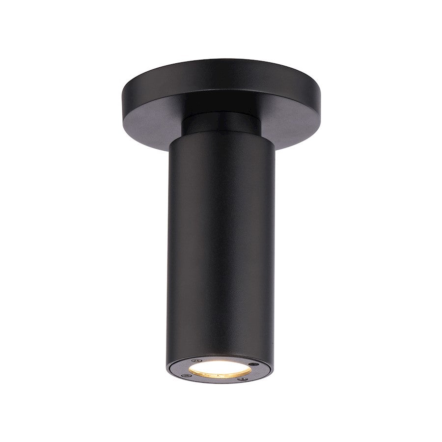 WAC dweLED Caliber 5" LED Flush Mount 3000K, Black - FM-W36607-BK