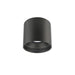 WAC dweLED Peek 1 Light 5" LED Flush 3500K, Black/Acrylic - FM-W45205-35-BK