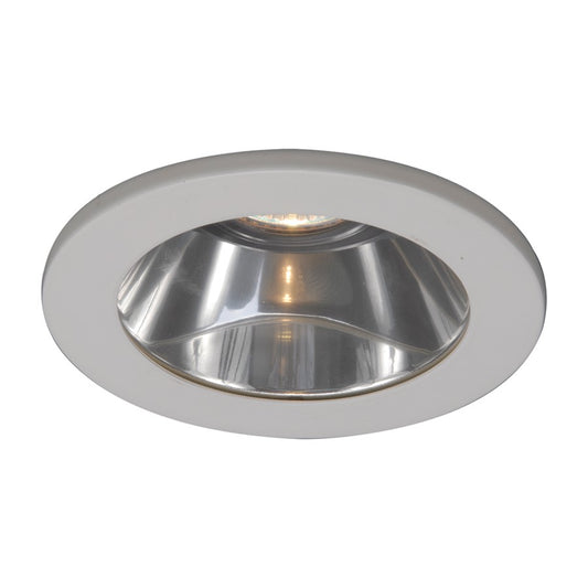 WAC Lighting 4" Round Shower Trim, White