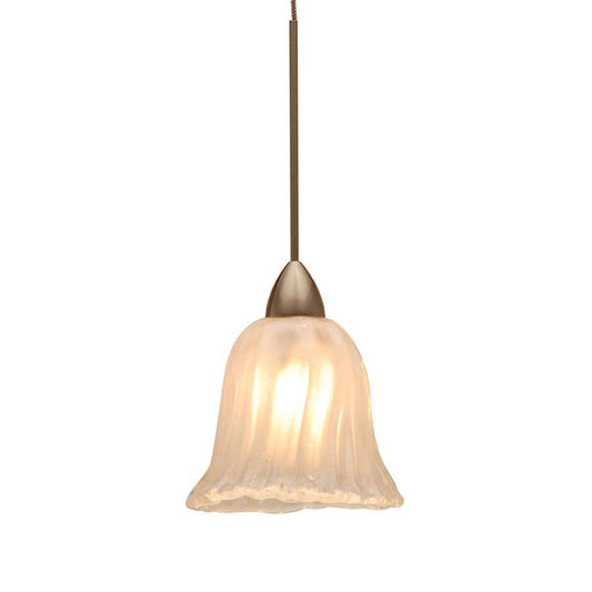 3" Florentine Monopoint Pendant, Brushed Nickel