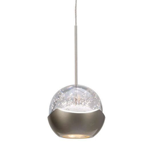 LED Pendant, Brushed Nickel Canopy