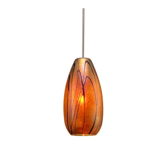 LED Iridescent Pendant, Chrome