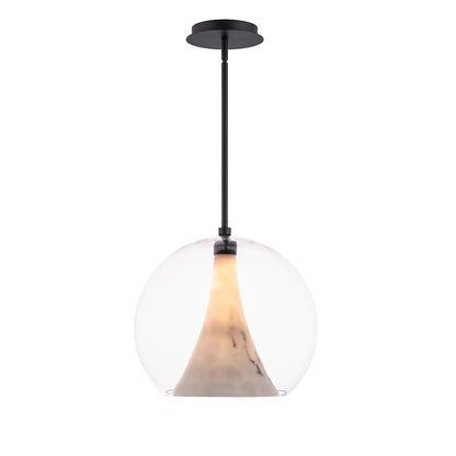 14" LED Pendant, Black