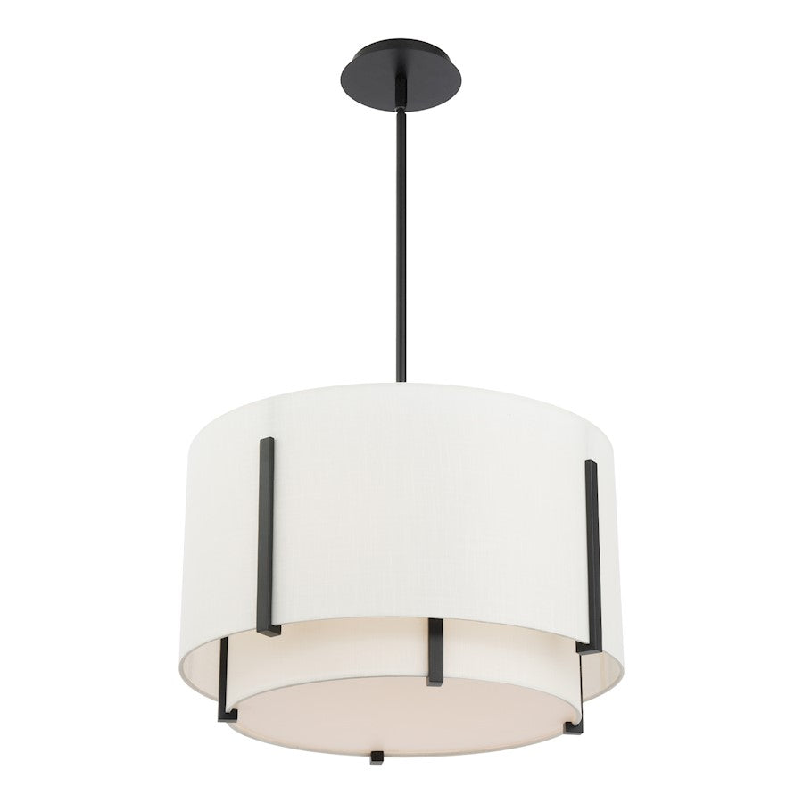 WAC dweLED Strum 20" LED Pendant 3000K, Black - PD-35320-BK