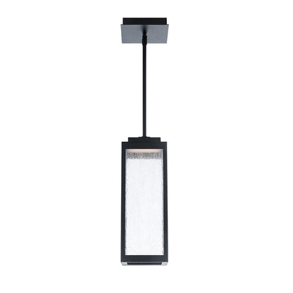 1 Light 6" LED Outdoor Pendant, Black