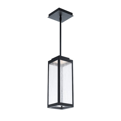 1 Light 6" LED Outdoor Pendant, Black