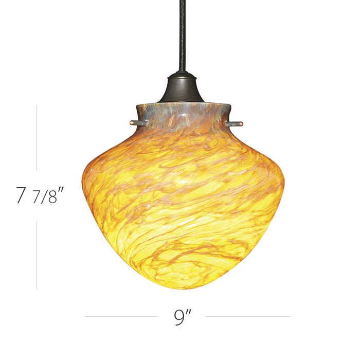 WAC Lighting Artifact Amber Pendant
