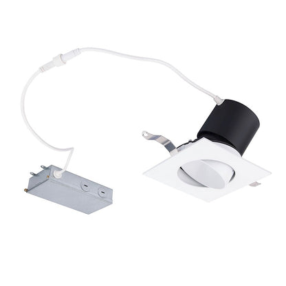 WAC Lighting Patriot 1 Lt 3" LED 5-Cct Recessed Kit, White