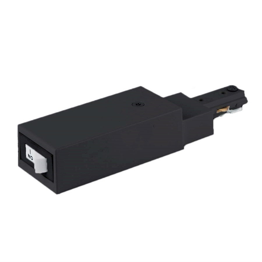 WAC 10A H Track Slim Live End Connector Current Limiter