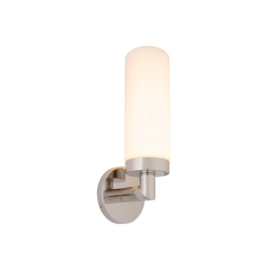 dweLED Drake 14" LED 1 Light Sconce 3000K, Brushed Nickel/Opal - WS-25014-BN