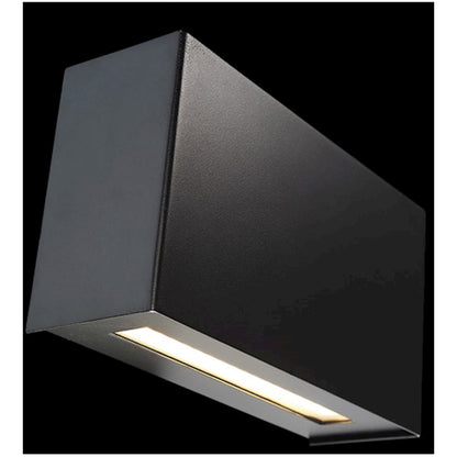 2 Light 12" LED Bathroom Vanity Light, Black