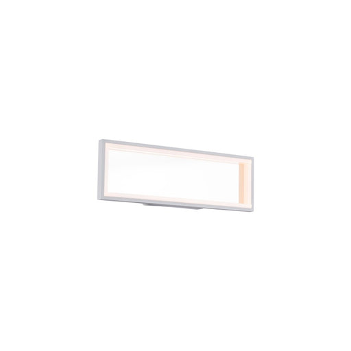 dweLED Mirror 18" LED 1 Light Wall Light 3000K, Titanium/White - WS-32018-TT