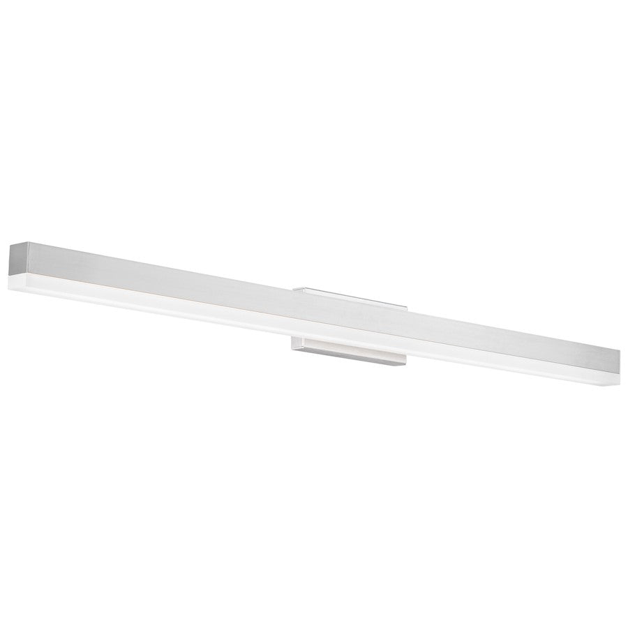 dweLED Styx 37" LED Wall Light 3-CCT 3000K, Aluminum/Clear - WS-41137-AL