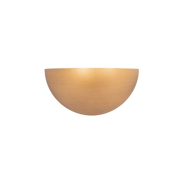 WAC dweLED Collette 1 Light 10" LED Sconce 3500K, Brass/Frosted - WS-59210-35-AB
