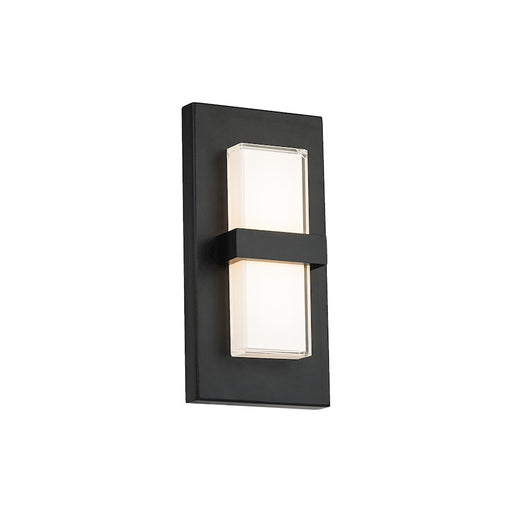 dweLED Bandeau 10" LED In/Out Wall 3-CCT 3500K, Black/White - WS-W21110-35-BK
