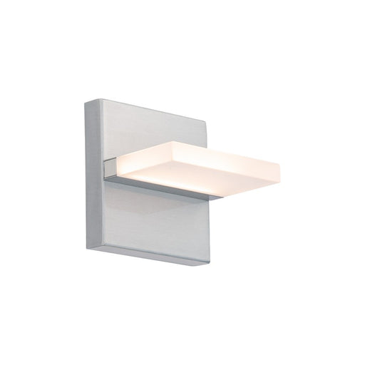 dweLED Oslo 5" LED In/Out Wall Light 3000K, Aluminum/Frosted - WS-W23105-AL
