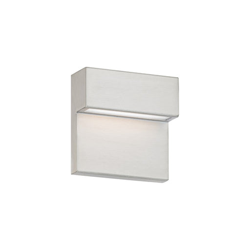 dweLED Balance 6" LED In/Out Wall 3-CCT 3000K, Aluminum/Frost - WS-W25106-30-AL