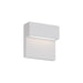 dweLED Balance 6" LED In/Out Wall 3-CCT 3500K, White/Frost - WS-W25106-35-WT