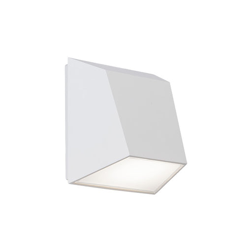 dweLED Atlantis 6" LED In/Out Wall 3-CCT 3000K, White/Frost - WS-W27106-30-WT