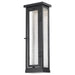 dweLED Eliot 20" LED In/Out Wall Light 3000K, Black/Clear - WS-W37120-BK