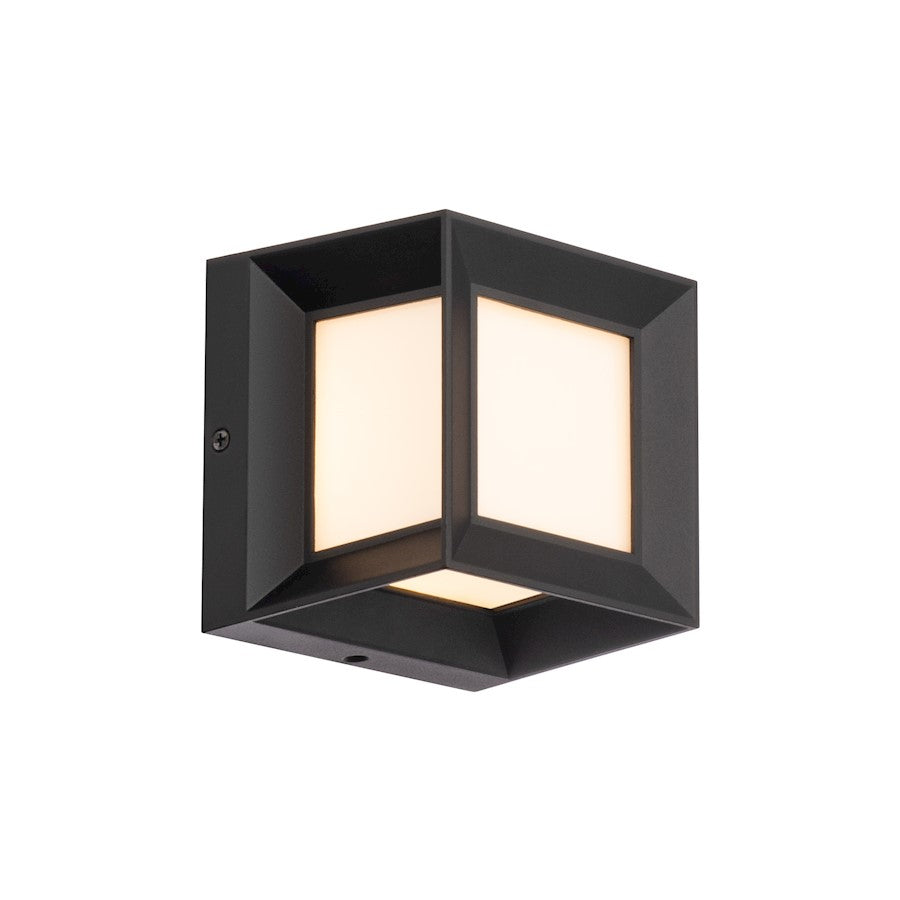 WAC dweLED Argo 5" LED Outdoor Wall Light 3000K, Black - WS-W39305-BK