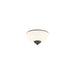 Wind River Fans Textured Brown Outdoor Light Kit LED/White Glass - KG250TB