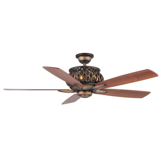 Wind River Fans Estela French Beige 52" Ceiling Fan, White Glass - WR1431FB