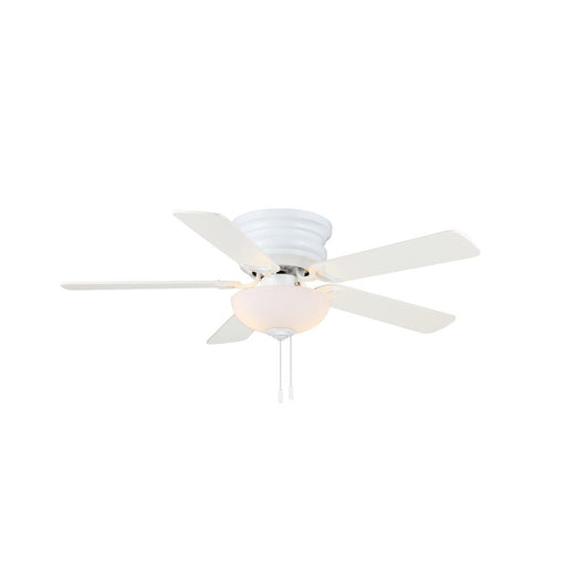 Wind River Fans Frisco White 44" Ceiling Fan, White Glass - WR1453W