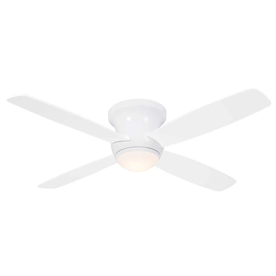 Wind River Fans Zorion White 52" Ceiling Fan, Frosted Opal Glass - WR1464W