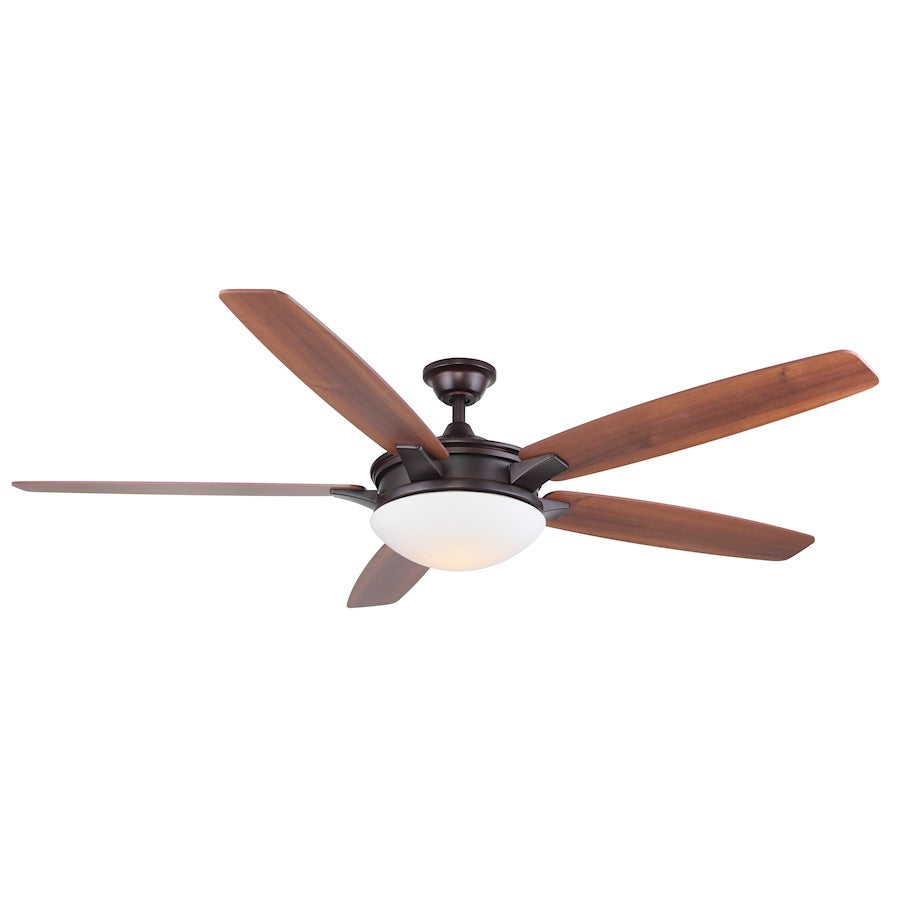 Wind River Fans Novato Oiled Bronze 70" Celing Fan/Frosted Opal Glass - WR1466OB