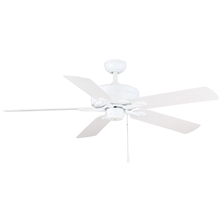 Wind River Fans Courtyard Outdoor White 52" Ceiling Fan - WR1469W