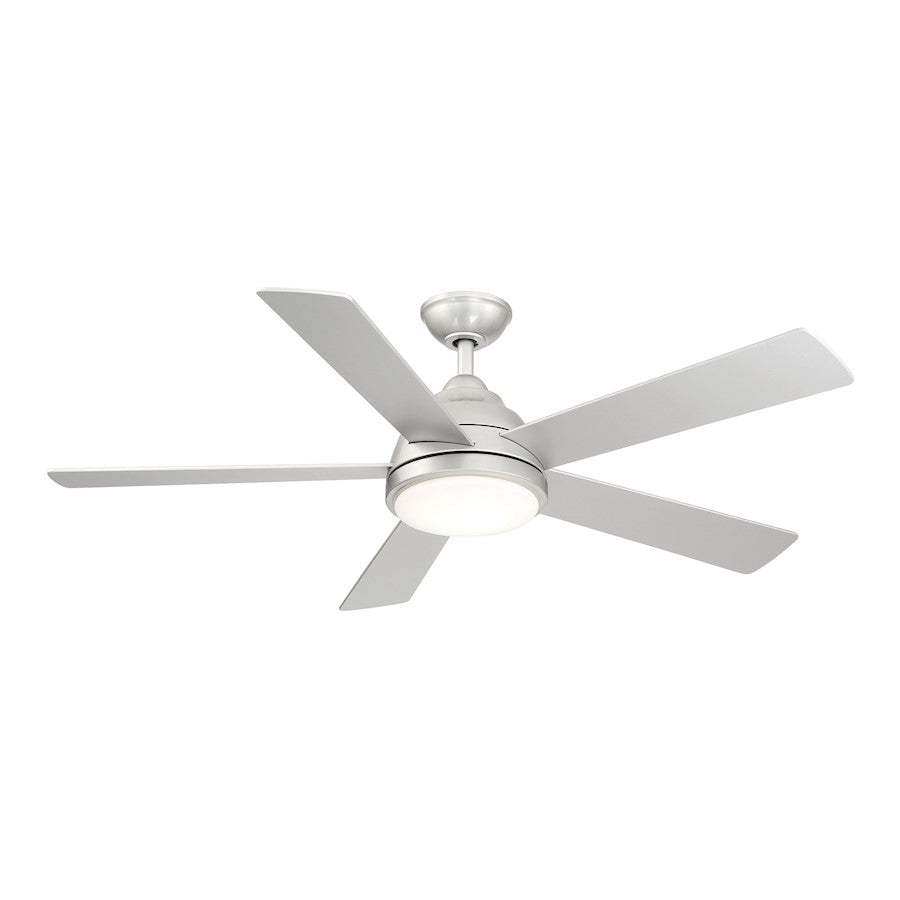 Wind River Fans Neopolis 52" Ceiling Fan, Nickel/White - WR1476PBN