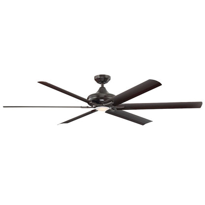 Wind River Fans Exo 70'' Oiled Bronze Ceiling Fan, Frosted Opal Lens