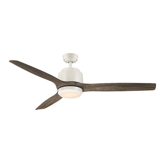 Wind River Fans Reya 56" White Ceiling Fan, Frosted Opal Lens - WR1765W