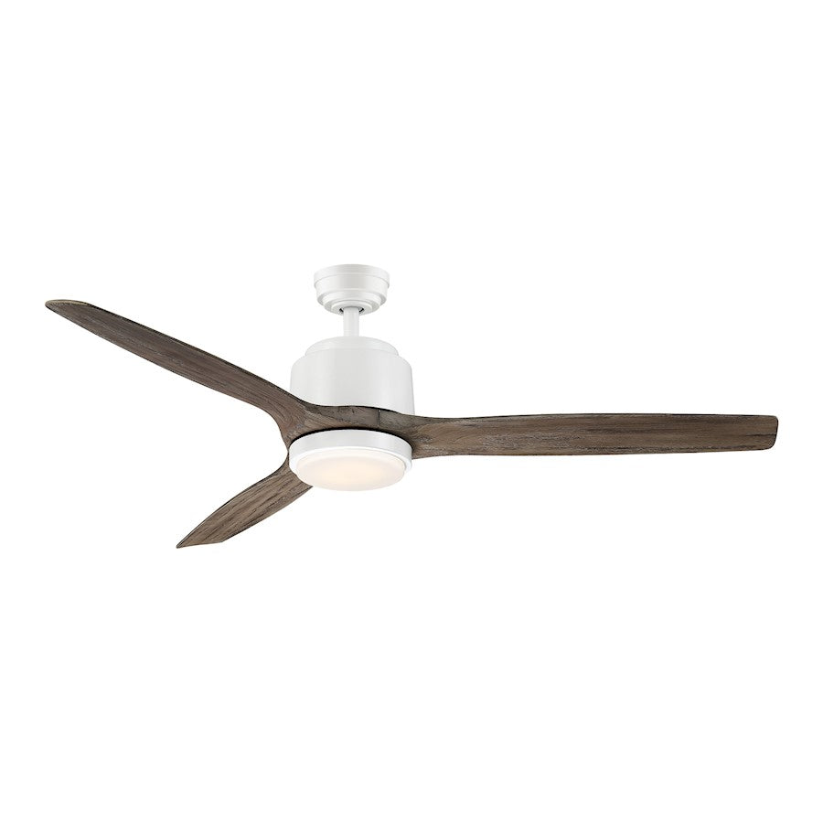 Wind River Fans Reya 56" White Ceiling Fan, Frosted Opal Lens