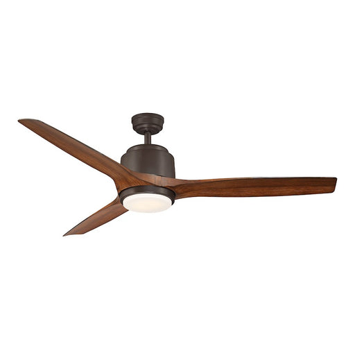Wind River Fans Sora Outdoor 56" Brown Ceiling Fan, Frosted Opal Lens - WR1766TB