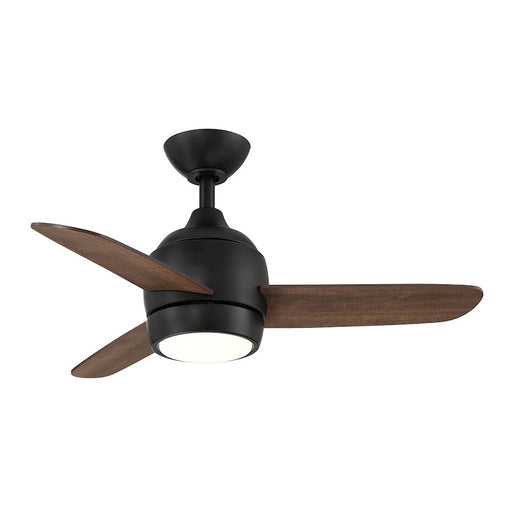 Wind River Fans The Mini 36" LED Ceiling Fan, White Glass - WR2008MB