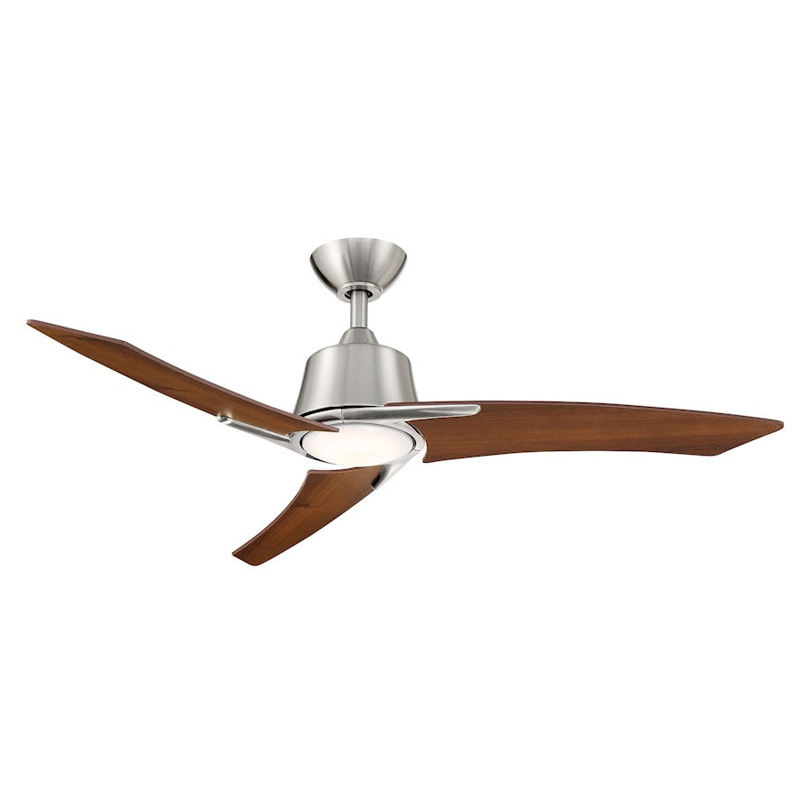 Wind River Fans Mckenzie 48" Cct LED Ceiling Fan, Nickel/PC Lens - WR2009N