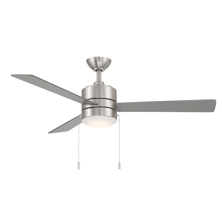 Wind River Fans Ryan 52" Energy Star Pull Chain Fan, Nickel/White - WR2115N