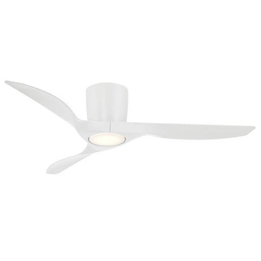 Wind River Fans Delta 52" Smart Flush Ceiling Fan, White/PC Lens - WR2118MW