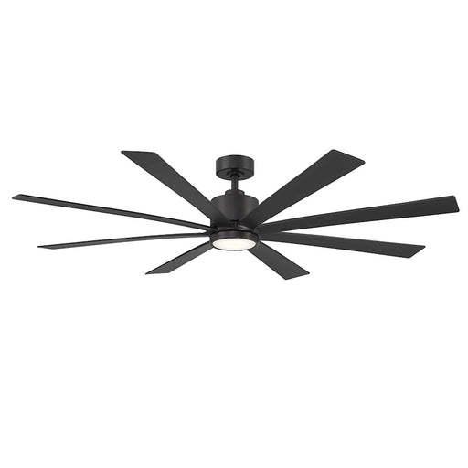 Wind River Fans Richland 65" Smart Ceiling Fan, Matte Black/PC Lens - WR2120MB