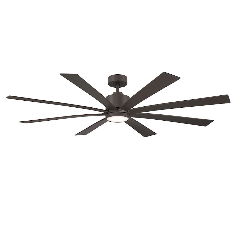 Wind River Fans Richland 65" Smart Ceiling Fan, Text Brown/PC Lens - WR2120TB