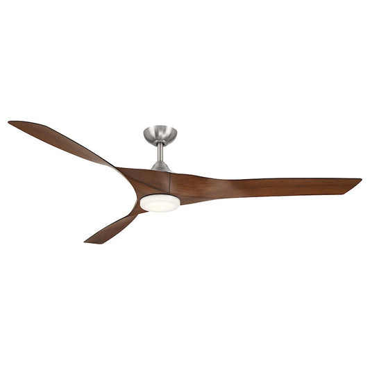 Wind River Fans Willow Xl 70" Smart Ceiling Fan, Nickel/PC Lens - WR2121NWAL