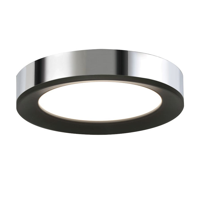 AFX Lighting Alta LED 16" Low Profile Flush, Black/Chrome - AAF162600L30D1BKPC