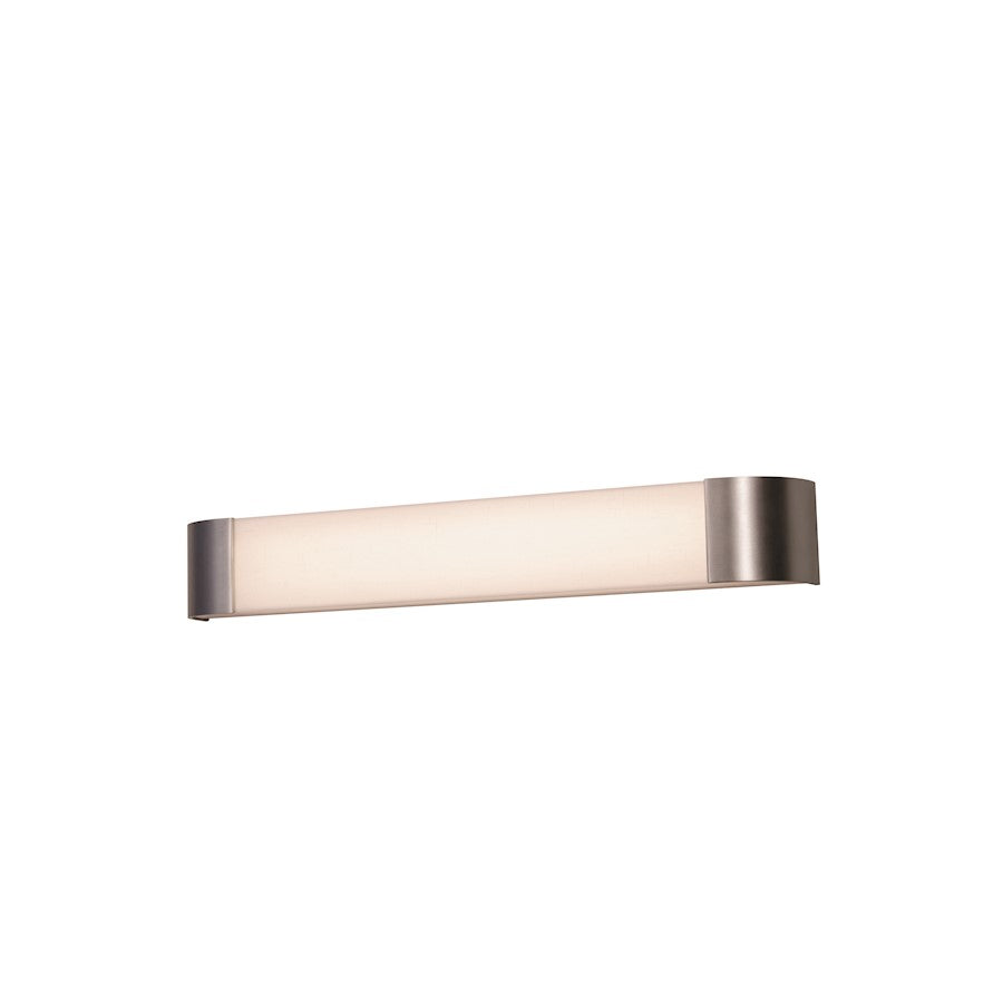 AFX Lighting Allen 41" Vanity Light Fixture, Nickel/White - ALNV400530LAJD2SN