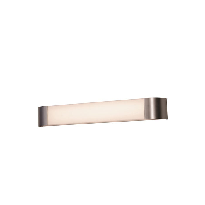 AFX Lighting Allen 53" Vanity Light Fixture, Nickel/White - ALNV540540LAJD2SN