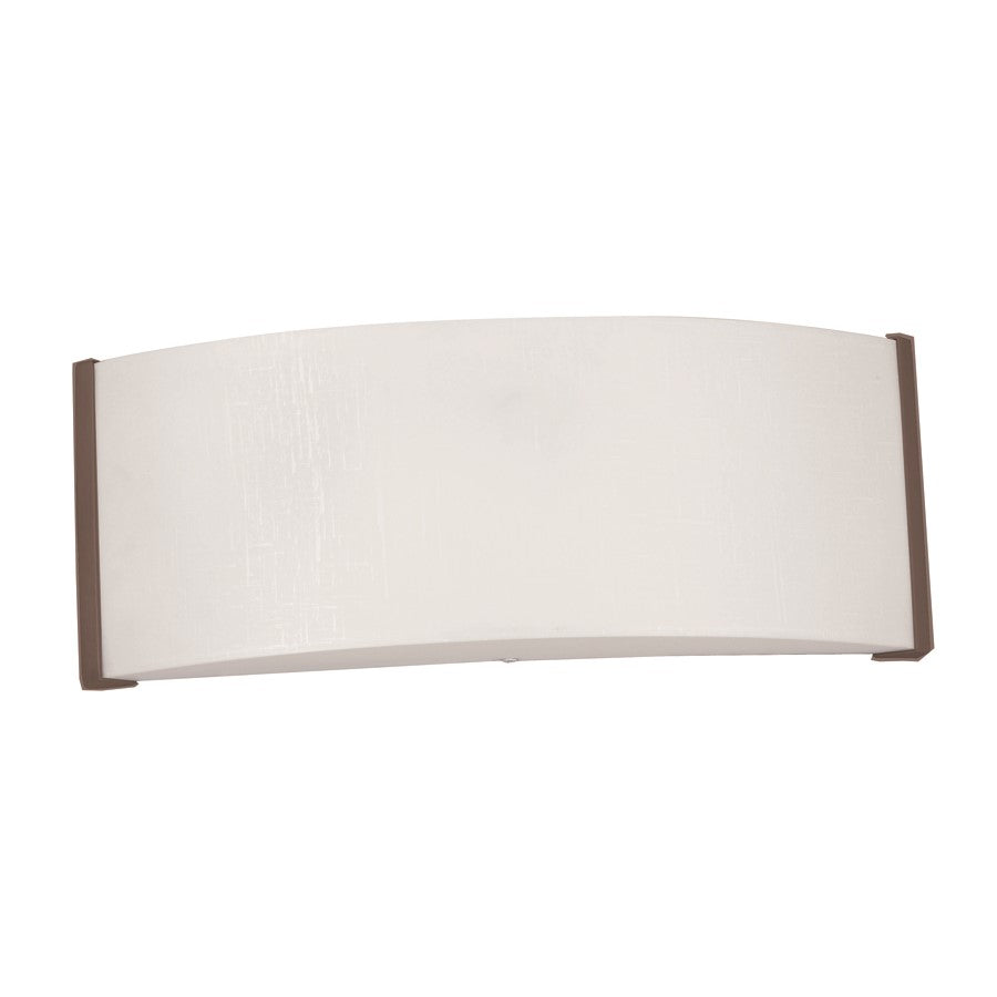 AFX Lighting Algiers LED Sconce Oakley Bronze/Linen Acrylic - ALS160614LAJUDKB